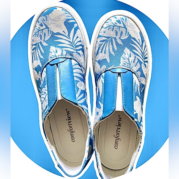 New Comfort View slip on Shoes Stable Heel Technology Skid Resistant NIP - Picture 7 of 11